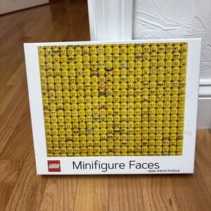 LEGO‎ Minifigure Faces Heads Yellow 1000 Piece Jigsaw Puzzle Used
